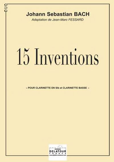 Picture of 15 INVENTIONS POUR CLARINETTE ET CLARINETTE BASSE