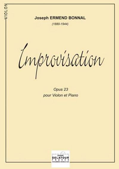 Picture of IMPROVISATION POUR VIOLON ET PIANO