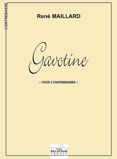 Picture of GAVOTINE POUR 2 CONTREBASSES
