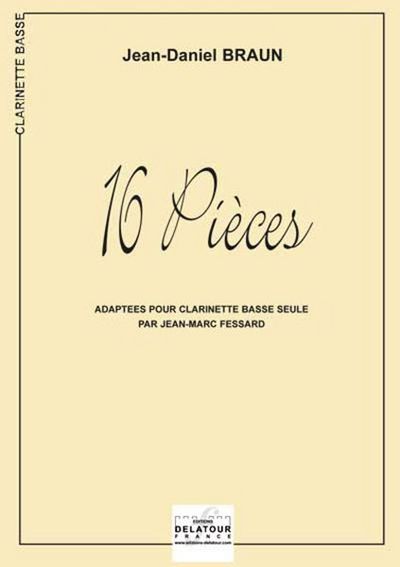 Picture of 16 PIECES POUR CLARINETTE BASSE SEULE