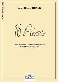 Picture of 16 PIECES POUR CLARINETTE BASSE SEULE