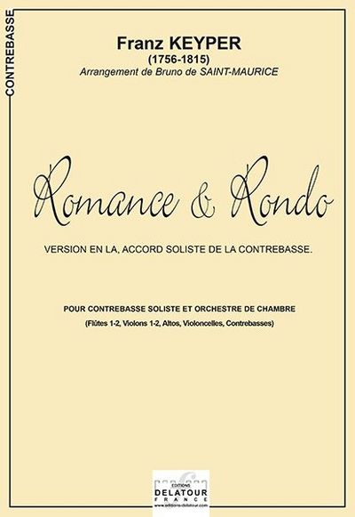 Picture of ROMANCE ET RONDO POUR CONTREBASSE ET ORCHESTRE (VERSION EN LA)