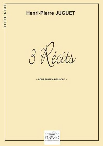 Picture of 3 RECITS POUR FLUTE A BEC