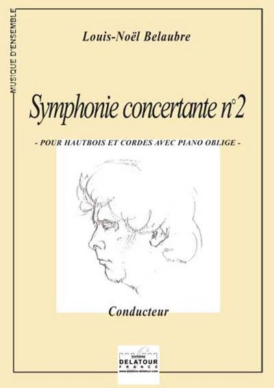 Picture of SYMPHONIE CONCERTANTE N02 POUR HAUTBOIS ET CORDES AVEC PIANO OBLIGE (CONDUCTEUR)
