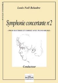Picture of SYMPHONIE CONCERTANTE N02 POUR HAUTBOIS ET CORDES AVEC PIANO OBLIGE (CONDUCTEUR)