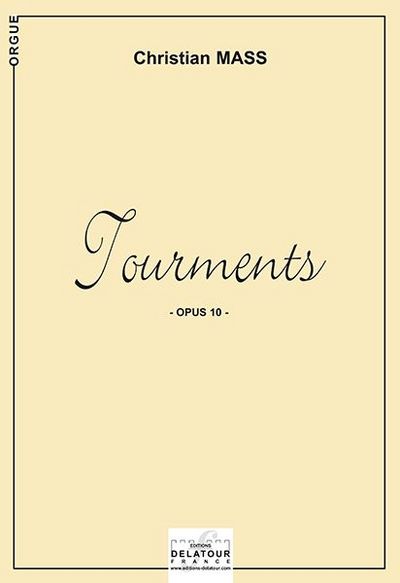 Image de TOURMENTS POUR ORGUE