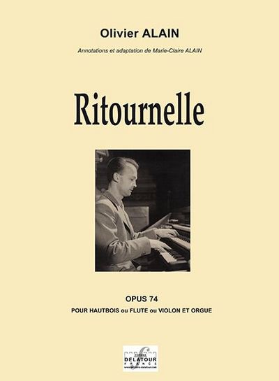 Picture of RITOURNELLE - VERSION AVEC ACCOMPAGNEMENT ORGUE