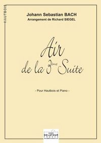 Picture of AIR DE LA 3EME SUITE ORCHESTRALE BWV 1068 (VERSION HAUTBOIS)