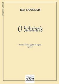 Picture of O SALUTARIS POUR 2 VOIX ET ORGUE (EDITION ECONOMIQUE)