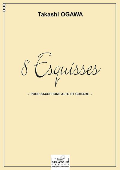 Image de 8 ESQUISSES POUR SAXOPHONE ALTO ET GUITARE