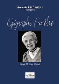 Picture of EPIGRAPHE FUNEBRE POUR ORGUE