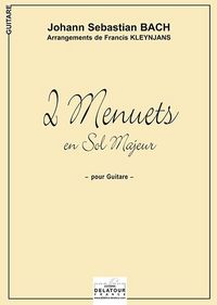 Picture of 2 MENUETS EN SOL MAJEUR, BWV 114 ET 116 POUR GUITARE