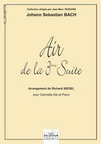 Picture of AIR DE LA 3EME SUITE ORCHESTRALE BWV 1068 POUR CLARINETTE ET PIANO