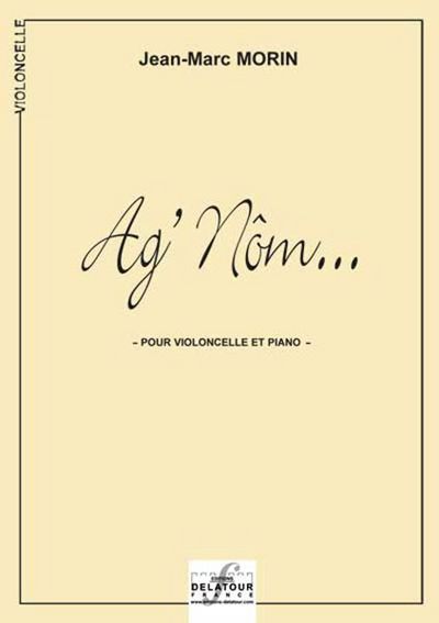 Picture of AG NOM POUR VIOLONCELLE ET PIANO