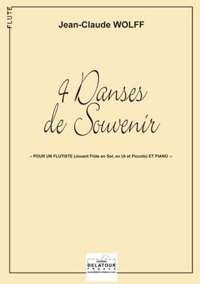 Image de QUATRE DANSES DE SOUVENIR POUR FLUTE ET PIANO