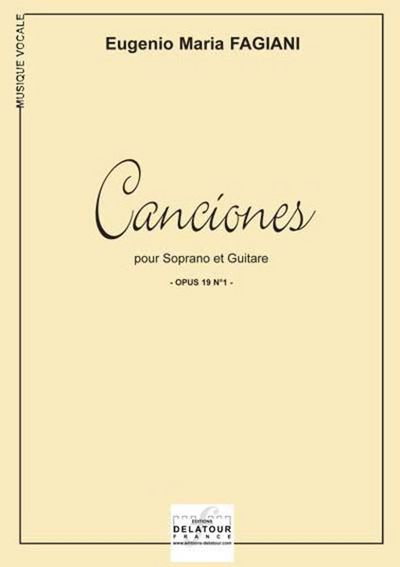 Image de CANCIONES POUR SOPRANO ET GUITARE