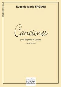 Image de CANCIONES POUR SOPRANO ET GUITARE