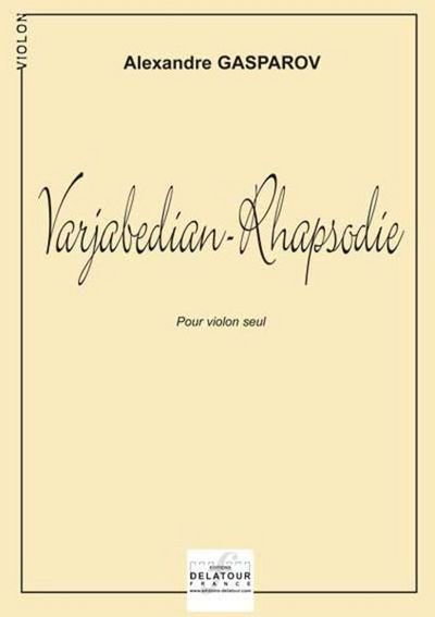 Picture of VARJABEDIAN-RHAPSODIE POUR VIOLON