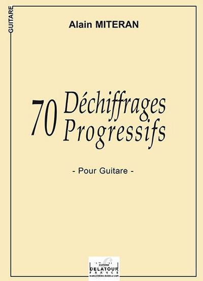 Picture of 70 DECHIFFRAGES PROGRESSIFS POUR GUITARE