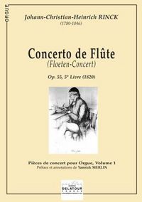 Picture of CONCERTO DE FLUTE (FLOETEN-CONCERT) POUR ORGUE