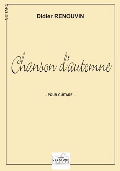 Picture of CHANSON D'AUTOMNE POUR GUITARE