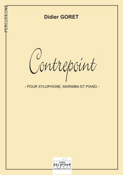Picture of CONTREPOINT POUR MARIMBA, XYLOPHONE ET PIANO