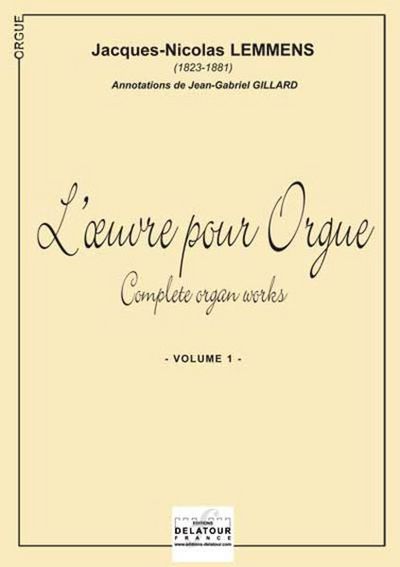 Picture of L'OEUVRE POUR ORGUE - VOLUME 1