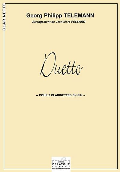 Image de DUETTO POUR 2 CLARINETTES