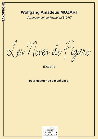 Picture of LES NOCES DE FIGARO (VERSION QUATUOR DE SAXOPHONES)