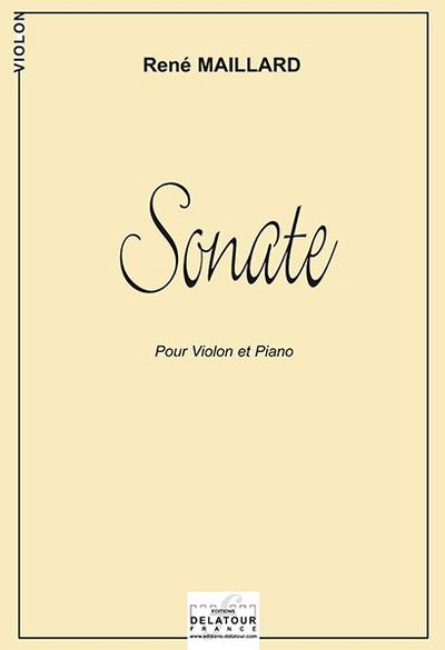 Picture of SONATE POUR VIOLON ET PIANO