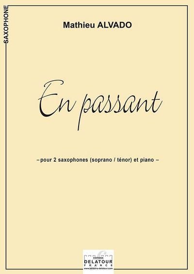 Picture of EN PASSANT POUR 2 SAXOPHONES ET PIANO