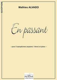Picture of EN PASSANT POUR 2 SAXOPHONES ET PIANO