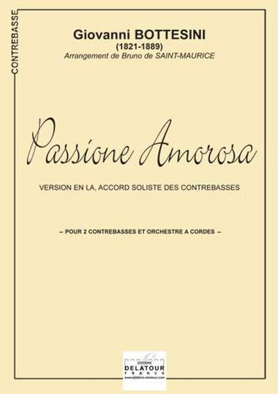 Picture of PASSIONE AMOROSA POUR 2 CONTREBASSES (VERSION EN LA)