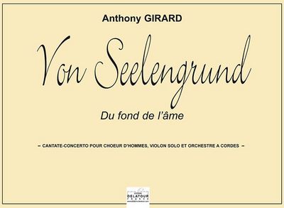 Picture of VON SEELENGRUND (CANTATE-CONCERTO)