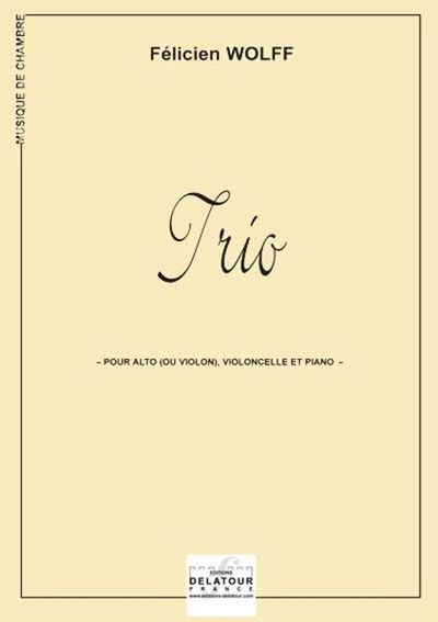 Picture of TRIO POUR ALTO OU VIOLON, VIOLONCELLE ET PIANO