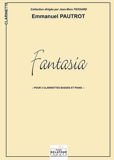 Picture of FANTASIA POUR 2 CLARINETTES BASSES ET PIANO