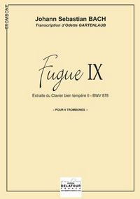 Picture of FUGUE IX (VERSION 4 TROMBONES)