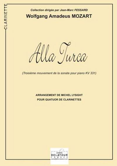 Picture of ALLA TURCA KV 331 POUR 4 CLARINETTES