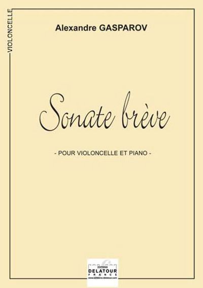 Image de SONATE BREVE POUR VIOLONCELLE ET PIANO