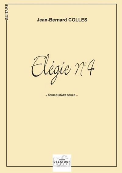 Picture of ELEGIE N04 POUR GUITARE