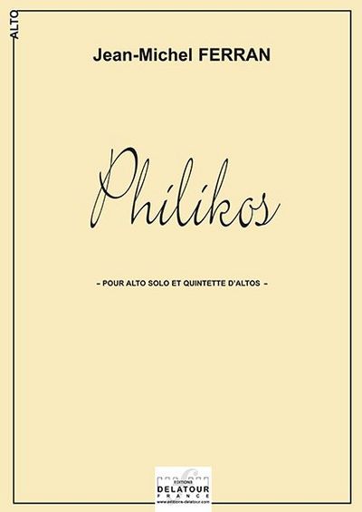 Picture of PHILIKOS POUR ALTO SOLO ET QUINTETTE D'ALTOS