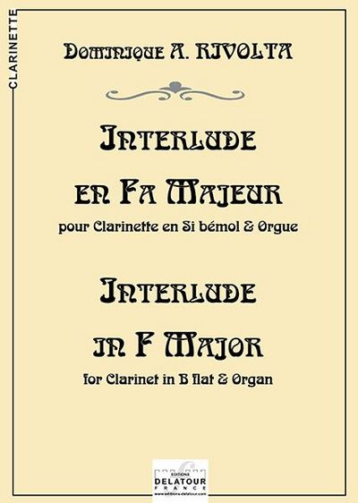Image de INTERLUDE EN FA MAJEUR POUR ORGUE ET CLARINETTE