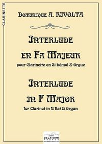 Picture of INTERLUDE EN FA MAJEUR POUR ORGUE ET CLARINETTE
