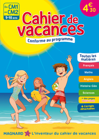 Picture of Cahier de vacances, du CM1 au CM2, éd. 2017