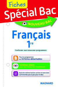 Picture of Spécial Bac Fiches Français 1re