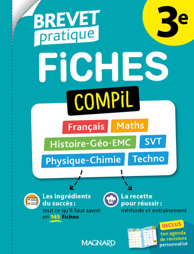 Image de Brevet Pratique 2026 - Compil de fiches 3e Examen 3e