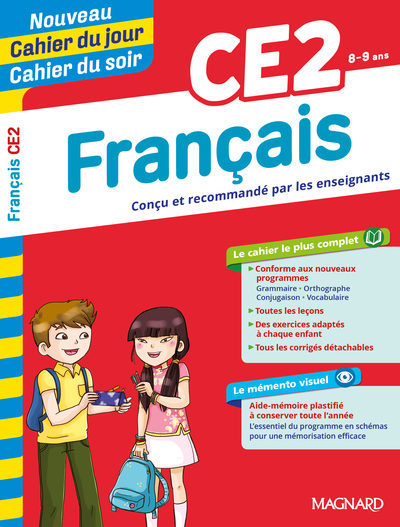 Image de Français CE2 - Cahier du jour Cahier du soir