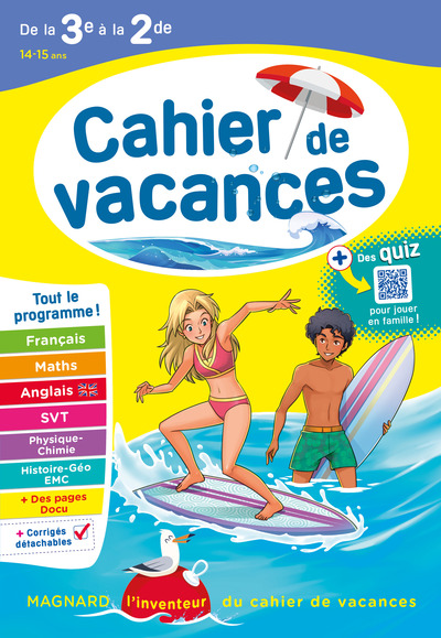 Image de Cahier de vacances 2025, de la 3e vers la 2de