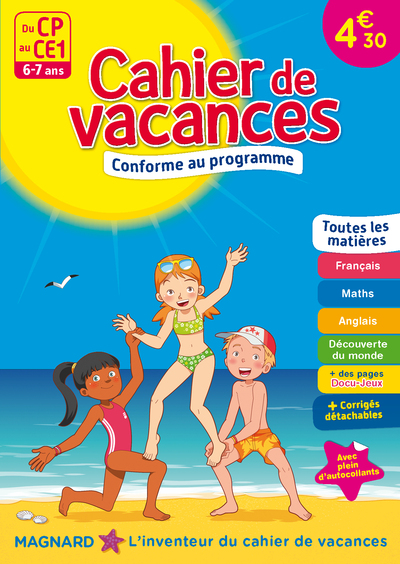 Picture of Cahier de vacances, du CP au CE1, éd. 2017