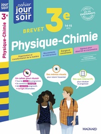 Image de Physique-Chimie 3e Brevet - Cahier Jour Soir